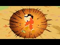 Yamcha Vs Saibamen Stick Fight!!