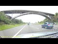 Saab motorway crunching