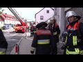 Grossbrand eines Doppelhauses in Saarbrücken-Fechingen Saarland / mySaarland.TV