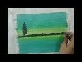 #easy_and_simple_landscape #trending #viral #shorts #art #oil_pastles #nature #creative #painting