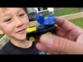 KIDS2KIDS BATMAN PARTY SURPRISE! New Toy Unboxing & Play - Monster Trucks, Batmobile Racing & More!