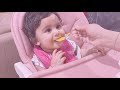 4 BABY FOODS - ( BREAKFAST and LUNCH ideas for 7 months baby )