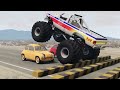 Cars vs Impossible - Unfinished Road, Giant Dips, Inverted Speed Bumps 🔥 BeamNG Drive - Long Video