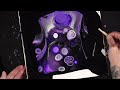 LILAC BEAUTY! Acrylic Pouring and Fluid Art for Therapy at Home