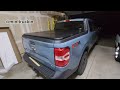Ford maverick Amazon tri-fold hard bed cover review and impressions #fordmaverick #truck