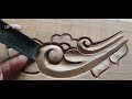 |Wood carving Tutorial |UP wood art |