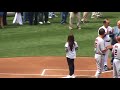 Charice Pempengco sings the National Anthem at Dodgers Opening Day 2009!