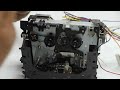 how to service Yamaha KX-1200 tape cassette deck, replacing belts, cleaning, ASMR mechanical repair