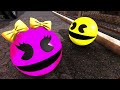 PACMAN ADVETURES COPILATION | GIANT ROBOT SPIKE FIGHT !!