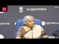 Budget 2024: Post-Budget Conference by FM Nirmala Sitharaman | LIVE