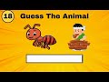 Guess The Animal by Emoji 🐆🐃| Emoji Quiz
