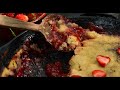 Heartland Country Life: Campfire Cooking Strawberry Rhubarb Cobbler