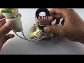 New Awesome Free Energy Generator With Light Bulb 220V