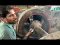 Heavy Duty 4Ton 540mm Bearing Size | Hammer Boring Process On Manual Lathe Machine |