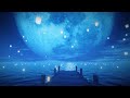 Lanterns drifting on the sea - Ocean Sounds | Relaxing Ambience ASMR 4K