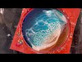 Resin Tutorial: ocean beach coasters, 3 Dimensional wave effects with a touch of glow