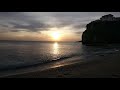 Ocean Waves On Beach At Sunset - Soothing Ocean Sounds For Sleep, Insomnia, Meditation, Study
