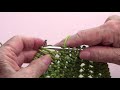 Little Hearts Knitting Stitch  💕 - Easy Knitting Patterns
