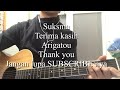 Chord Gitar Simple dan Lirik Manusa Panak Manusa by Nanoe Biroe