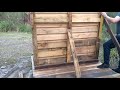 FREE Pallet wood cabin build - Part 1