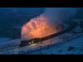 Fire sparks of Steam in Sandaoling Coal Mine Railway China (Dec.2016) 2 噴火する三道嶺炭鉱の蒸気機関車 (2016.12)2