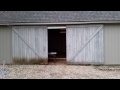 Automatic sliding barn door