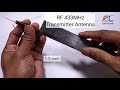 How to make RF433MHz Antenna 📡 (Elab Industrial)