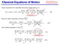Molecular Dynamics - chapter 1: Equations of Motion