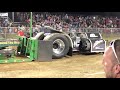 Tractor pull with jet engine at Brown county, Ohio fair 2018