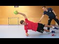 Kraft und Beweglichkeit - Handball-Training für zu Hause