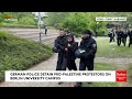 JUST IN: German Police Detain Pro-Palestine Protestors At FU Berlin