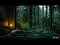 “Wet summer rains” - Warm Room with Soft Rain Sounds&Soothing Piano for Sleeping⛈ Deep Sleep,Calming
