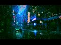 Heavy Rain in Futuristic City Street at Night 🌧 | Cyberpunk ASMR Rain Ambience | 1 HOUR | NTρ