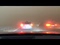 Scary storm came out of nowhere on a highway in Serbia