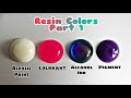 Different Ways to Color Resin | Acryclic Paint, Colorant, Pigment & Alcohol Ink | Tiktok Resin Trend