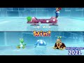 Mario Party Superstars vs Mario Party 2 - Luigi vs Mario vs Donkey Kong vs Yoshi (Compare)
