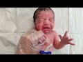 we have never seen such cute and calm newborn baby just after birth #cute #love #viral