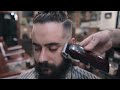 💈 ASMR BARBER - How a barber can change your day - UNDERCUT & BEARD TRIM TUTORIAL - 3 years no trim
