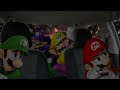 Wario dies after letting one rip in Mario's car, causing him to swerve off a cliff, into a gorge.mp3