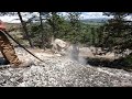Massive Boulder Rolls Down Mountain