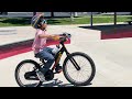 Riding Bikes on Skateboard Ramps