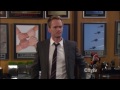 Barney freaks out in office