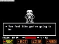 hard mode sans intro attack