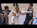 RUSSELL WESTBROOK SWINGS AT LUKA! THROWS PUNCHES! SHOCKING! FIGHT! FULL FIGHT!