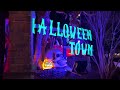 10 Days Before Halloween! Walkthrough of Halloween Town (4K)