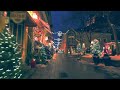 4K🇨🇦 Quebec City Christmas Lights the prettiest town  in Canada/walking on Rue du Petit Champlain
