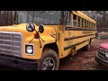 !ANOTHER SCRAPPED SCHOOL BUS! 1985 International