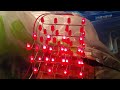 Led cube prototype 4x4x4 with shift registers