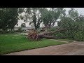 Storm damage in Maplewood Hills 31 July 2024