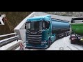 Scania 480HP ! Drive in mountains 🔴 with liquor tanker‼️ Truckers of europe 3 gameplay in ultra HD